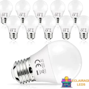 3 Ampoules LED E27 maïs 20W blanc chaud 230v